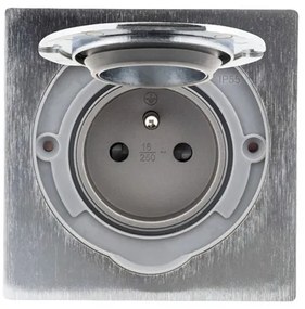 Solight 5B320 − Vonkajšia vstavaná podlahová zásuvka IP55