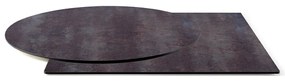 COMPACT 10 CORTEN - STOLOVÁ DOSKA Ø80 cm