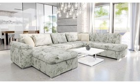 Rohová sedacia súprava Tony Bis Premium, Dostupné poťahy: Terra 06 + Terra 06 + Terra 10 ECO, Strana: Pravá - U
