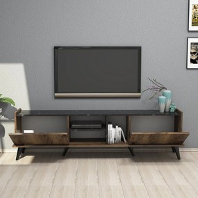 TV stolík Elegante Walnut Black