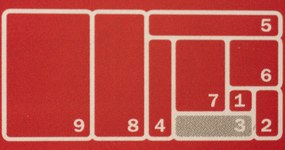 Curver Úložný box Sistema 3 - 22,5x7,5x5cm šedý