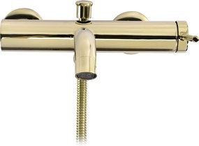 Rea Spot, vaňová batéria s ručnou sprchovou súpravou, zlatá lesklá, REA-B2081