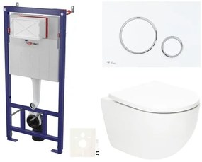 Závesný WC set do ľahkých stien / predstenová SAT Fusion SIKOSSTORFU76