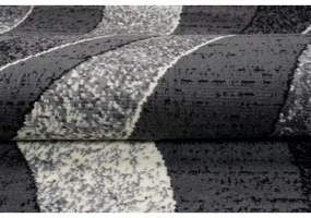 Kusový koberec PP Mel tmavo sivý atyp 70x250cm