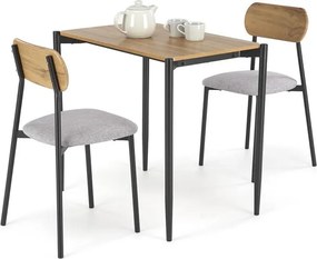 Jedálenský set Nandy (naturálna + čierna) (pre 2 osoby). Vlastná spoľahlivá doprava až k Vám domov. 1092410