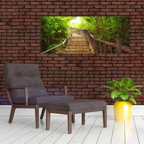 Obraz - Schody v prírode (120x50 cm)