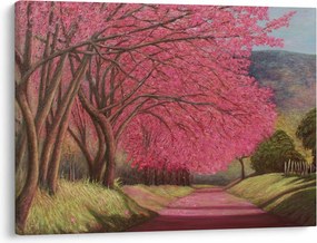 Obraz rozkvitnutých stromov (70x50 cm)