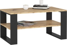 Konferenčný stolík DOMI II dub artisan/čierny