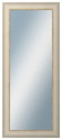 DANTIK - Zrkadlo v rámu, rozmer s rámom 60x140 cm z lišty GREECE biela (2639)