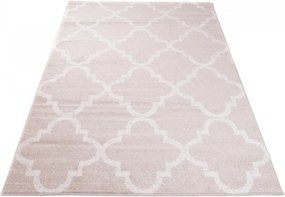 TA Koberec L386A KRÉMOVÉ SÁRÍ Rozmer: 220x320 cm
