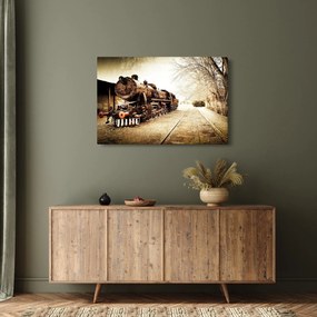 Obraz - Historická lokomotíva (90x60 cm)