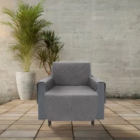 Poťah na kreslo PARIS sivý