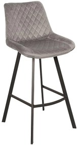 Barová stolička Luka tmavosivá