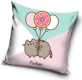 Carbotex Obliečka na vankúšik 40x40 cm - Mačička Pusheen Kurz lietania