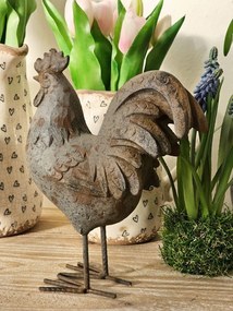 Dekorácie kohút - 19 * 9 * 24 cm