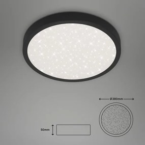 Briloner 3071-015 - LED Stropné svietidlo RUNA LED/24W/230V čierna