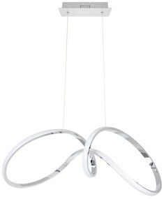 Závesné LED svietidlo Tesoro, 1x LED 48w, 4000k, ch