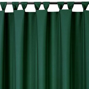 Tmavozelený  vodeodolný vonkajší  záves na pergolu Šírka: 155 cm | Dĺžka: 220 cm