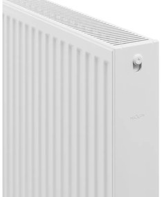 Mexen, Panelový radiátor Mexen C22 500 x 900 mm, bočné pripojenie, 1282 W, biely - W422-050-090-00