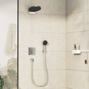 Hansgrohe DuoTurn E, batéria pod omietku pre 2 spotrebiče, chrómová, HAN-75417000
