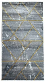 Koberec Frisee Diamond 1,6/2,3 A0052 šedá/zlatá