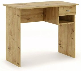 Písací stôl s doskou v dekore dub artisan B-011