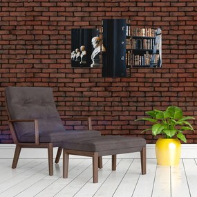 Obraz - V knižnici (90x60 cm)