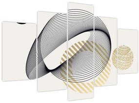 Obraz - Geometrické tvary N⁰3 (150x105 cm)