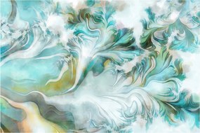 Obraz - Maľba abstraktných vzorov (90x60 cm)