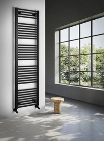 Aqualine Aqualine, DIRECT vykurovacie teleso s bočným pripojením 450x1320 mm, čierna matná, ILR34B