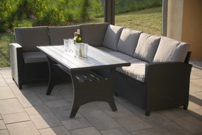 Záhradná zostava Relax FAMILY s úložným priestorom
