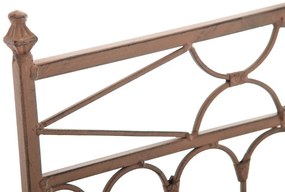 Kovová skladacia stolička Asina - Hnedá antik