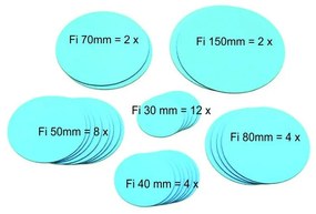 3D nálepky a samolepky zrkadlové, dekoračné nálepky I SENTOP SV000002S- 600x400x3 mm HEU-