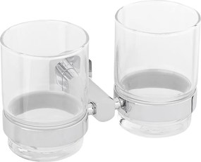 Držiak pohárov Optima Cube Way chróm SPI47