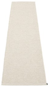 Krémový vnútorný a vonkajší behúň 60x250 cm Mono Linen Vanilla – Pappelina