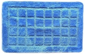 Kúpelňová predložka kocka Modrá 50x80 cm