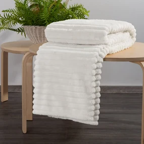 DEKA Z MIKROFLANELU SOFT 70X160 CM BIELA
