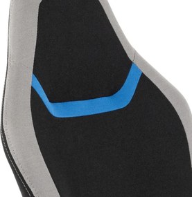 Detská otočná stolička čierna KA-L611 BLUE