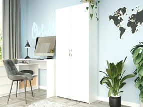 Kancelársky skriňový regál MODERN B-80-2D - rôzne farebné prevedenia sonoma