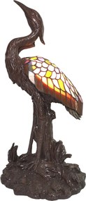 Vitrážové stolná lampa Tiffany Pélican - 21 * 21 * 53 cm E14 / max 1 * 25W