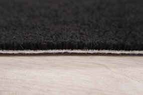 Vopi, Koberec metráž Eton čierny 78 - neúčtujeme odrezky z role, na mieru, šíře 1,33m,1m,2m,3m,4m,na mieru, neúčtujeme odrezky, čierna, filc, kuchyňa