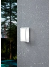 Eglo 900807 - LED Vonkajšie nástenné svietidlo CAMARDA LED/10,5W/230V biela IP54