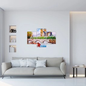 Obraz - Olejomaľba mesta (90x60 cm)