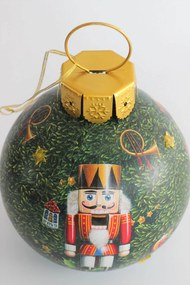 Klasik vianočná guľa s Luskáčikom LED 40cm