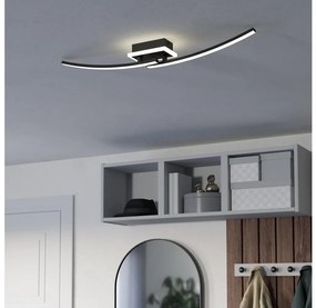 Eglo 901217 - LED Stropné svietidlo LUNGOLAGO LED/12W/230V 4000K čierna