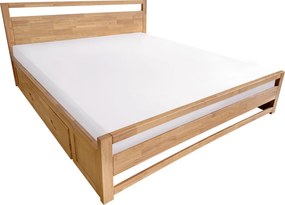 Manželská posteľ 160 cm Senalan (prírodná) (s roštom) (s úl. priestorom). Vlastná spoľahlivá doprava až k Vám domov. 1116500