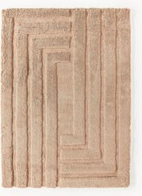 Koberec's vysokým vlasom a reliéfnou štruktúrou Genève