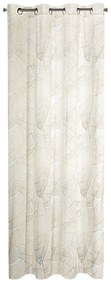 ZATEMŇOVACÍ ZÁVES NA KRÚŽKOCH LIMITED COLLECTION LUNA2 140X250 CM BIELA