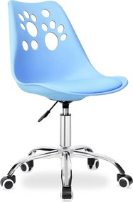 Modrá otočná stolička Grover