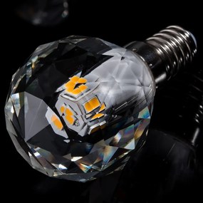 Dekoračná LED žiarovka E14 neutrálna 4000k 3w 330 lm crystal